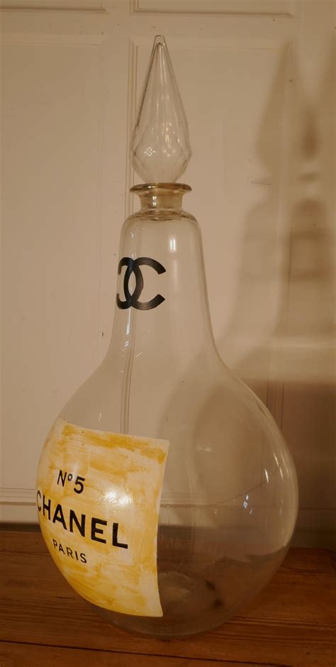 giant chanel bottle|chanel no 5 old bottles.